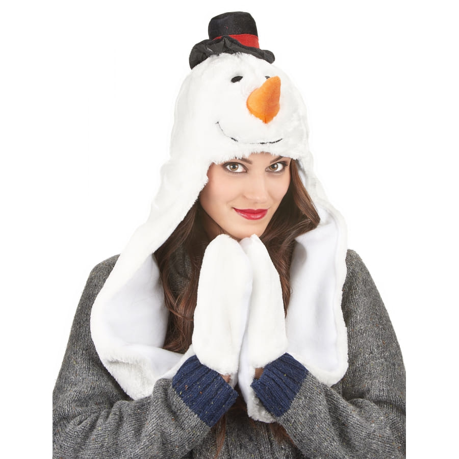 Plaid Polaire Enfant 130x150 Cm à Motif Bonhomme De Neige – Doux, Chaud, Lavable En Machine