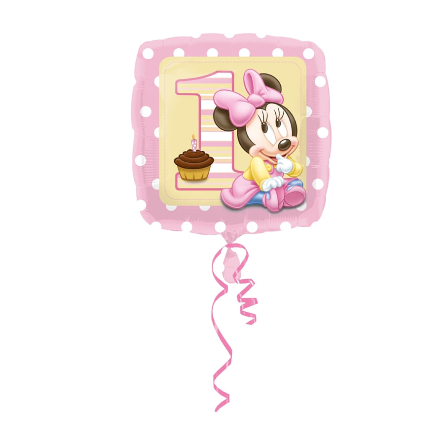 Ballon Carre Bebe Minnie Mouse
