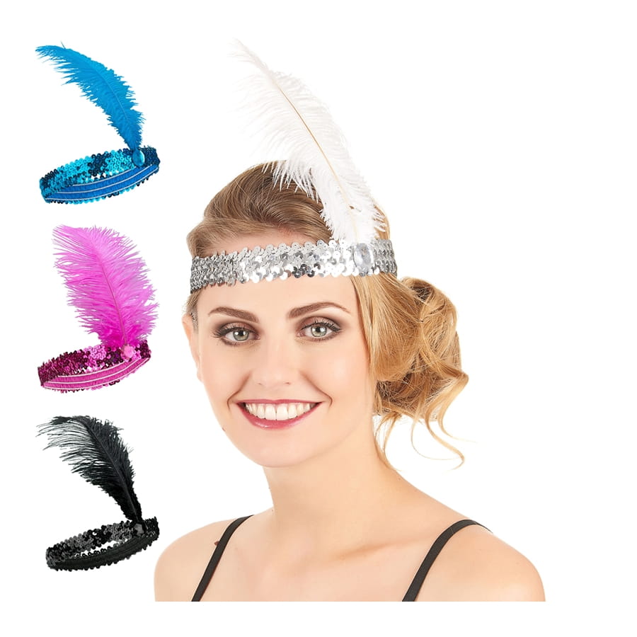 Bandeau Charleston recouvert de sequins