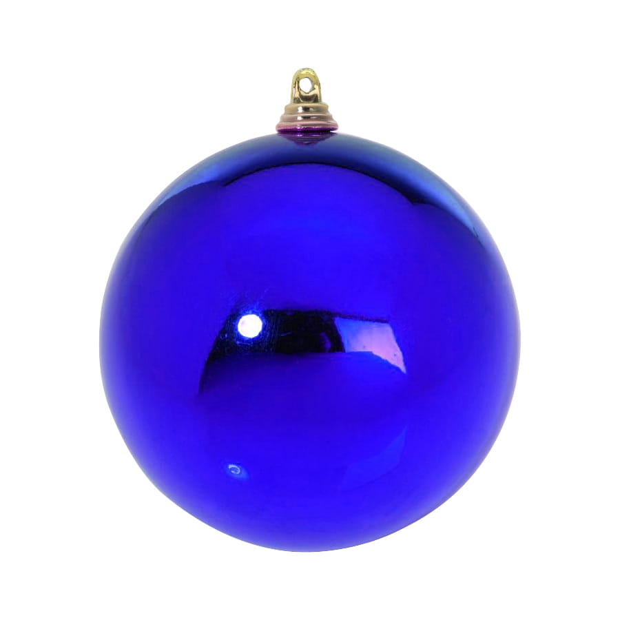 Boule de Noel bleu de 6cm