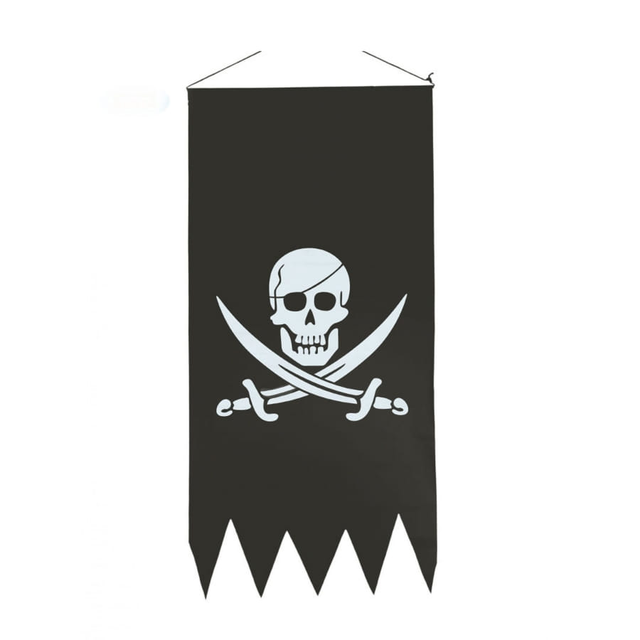 Bannière de pirate, 86 x 43cm