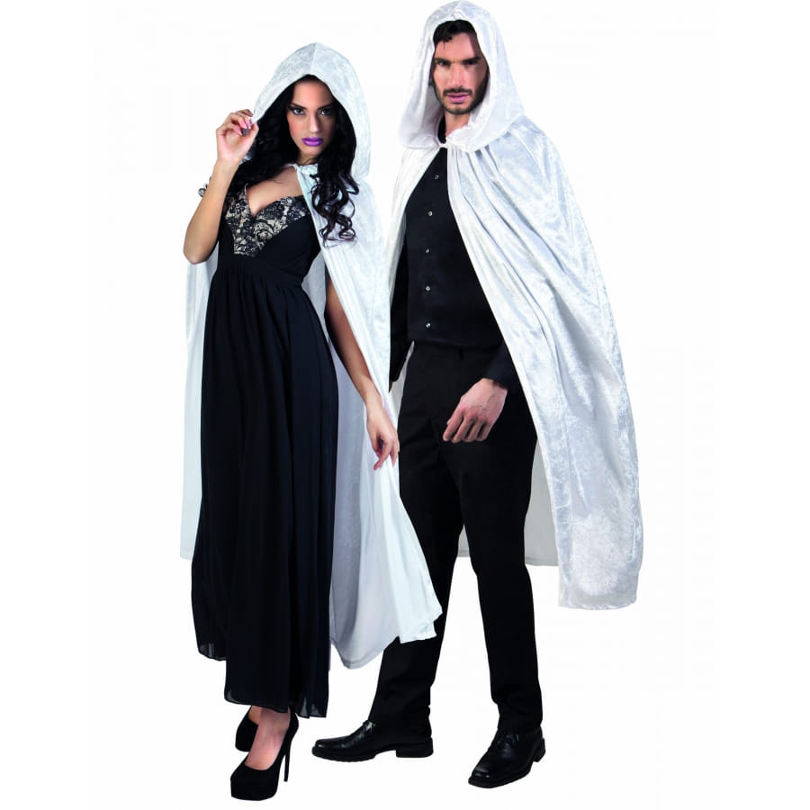 Cape Fantôme Blanche Pour Halloween - Taille Unique Adulte - Matière Légère Et Douce - Costume Cosplay Horreur - Ailan