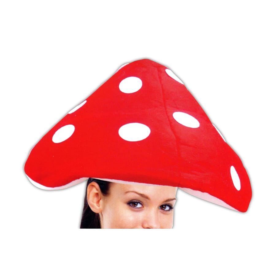 Chapeau Champignon En Peluche - Déguisement Adulte, Pour Fête, Cosplay, Halloween