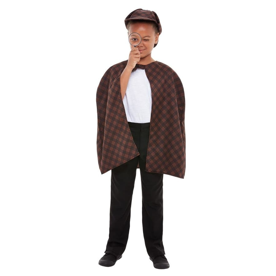 Costume Sorcier Halloween Garçon 6-15 Ans - 3 Pièces (cape, Chapeau, Sac Citrouille), Idéal Fête Et Cosplay - 8