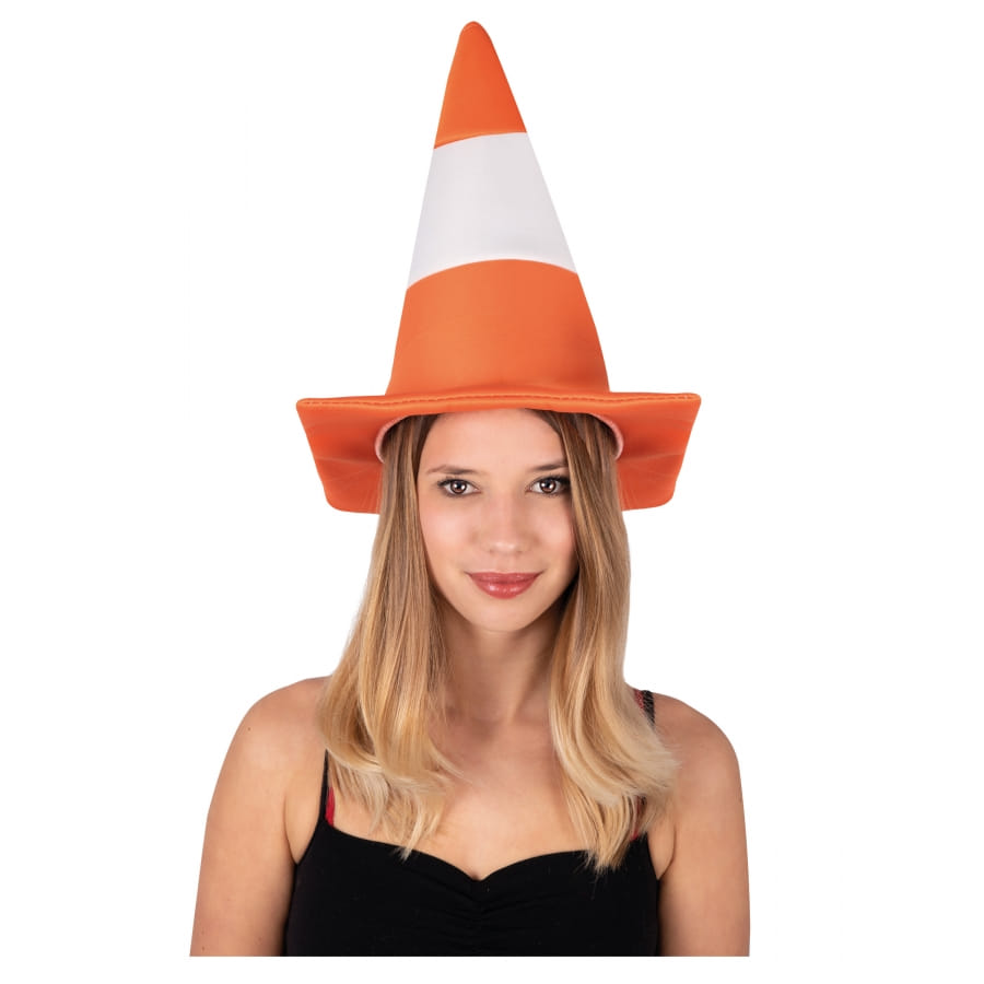 Chapeau cône traffic