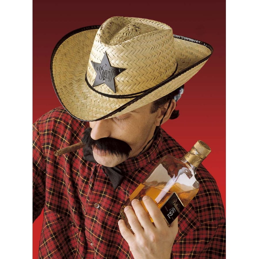Chapeau de cow-boy pour adulte. Noir ou marron Chapeau de cow-boy pour adulte. Noir ou marron