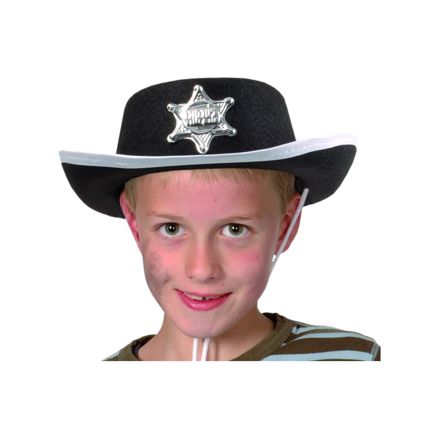 Chapeau cowboy noir pour enfant