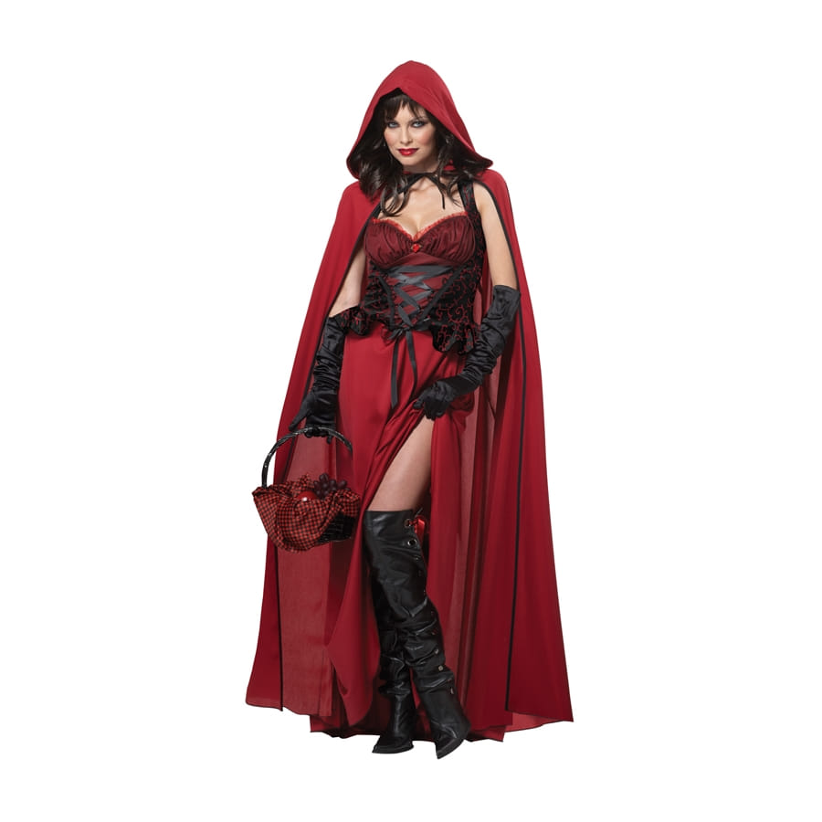 Cape Réversible Adulte Noir Et Rouge - 150 Cm - Pour Halloween, Sorcière, Vampire, Cosplay