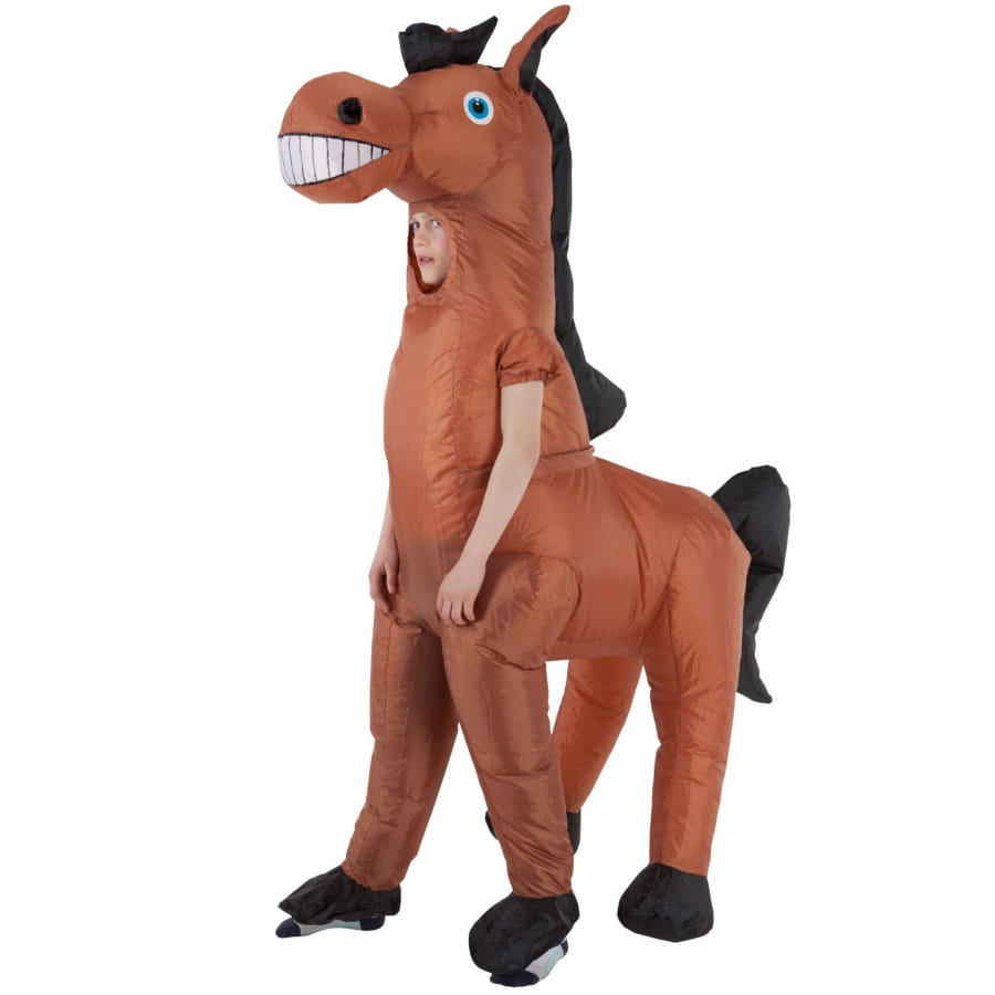 Costume de cheval géant gonflable pour enfant