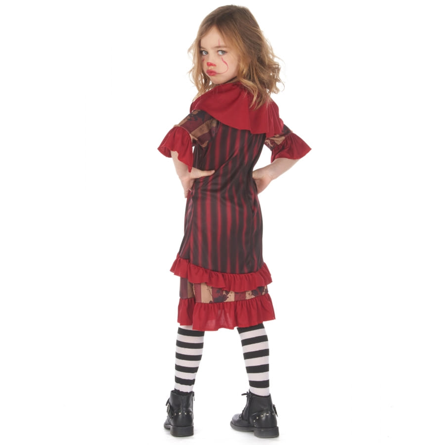 FYMNSI Costume de clown pour bébé fille - Pour Halloween, carnaval, fête, cosplay, 1er anniversaire - Robe de fête festive pour 0-24 mois, Rose, 12-18 mois
