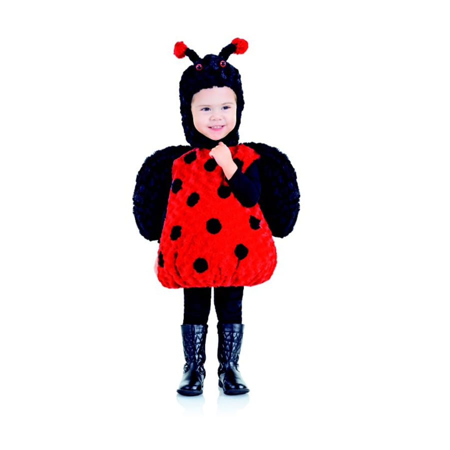 Déguisement Coccinelle Enfant 4 Pièces - Jupe Tutu, Ailes, Serre-tête Et Masque Pour Halloween Ou Fête