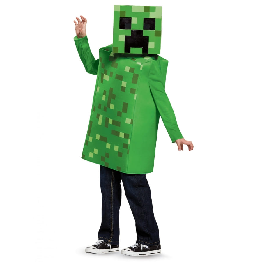Pantalon De Pyjama Garçon Minecraft Creeper Bleu, Taille 4/5 Ans