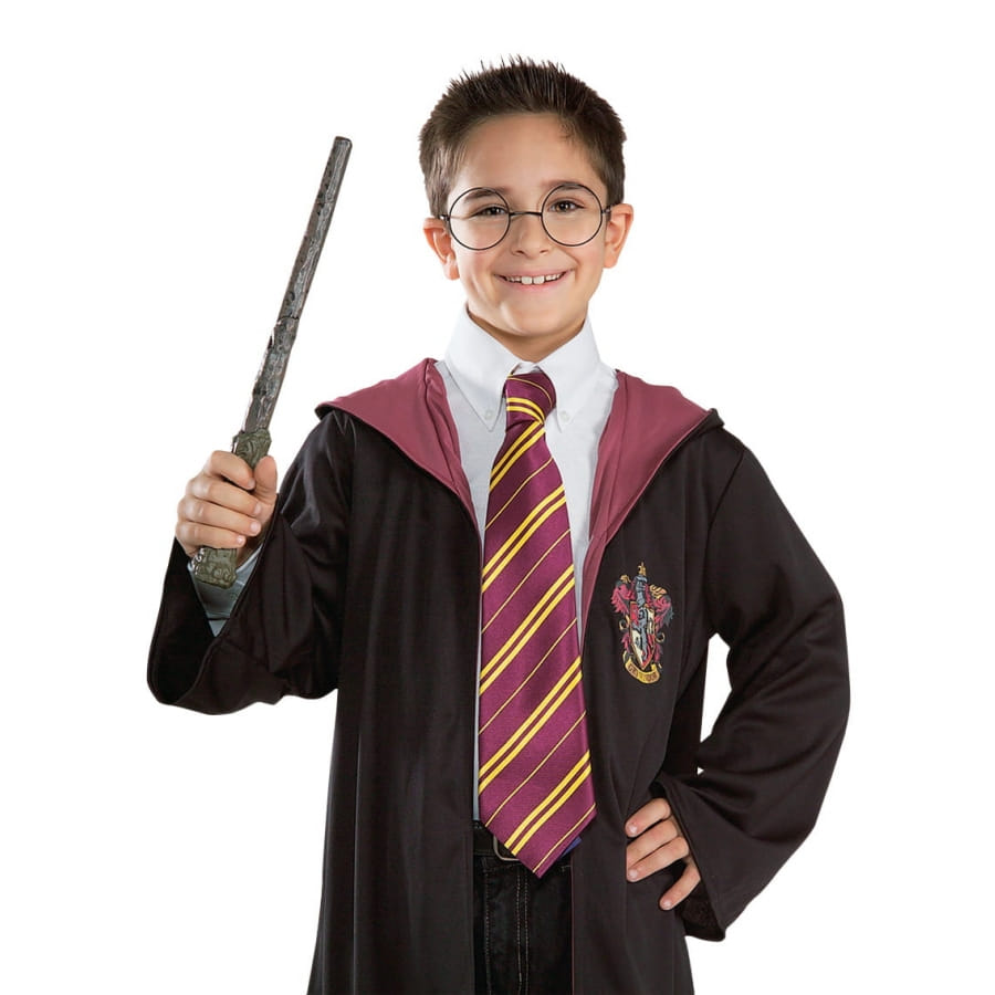 Déguisement Harry Potter robe avec baguette
