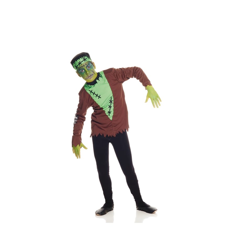 Déguisement Halloween Frankenstein Garçon Mort Effrayant Costume Enfant