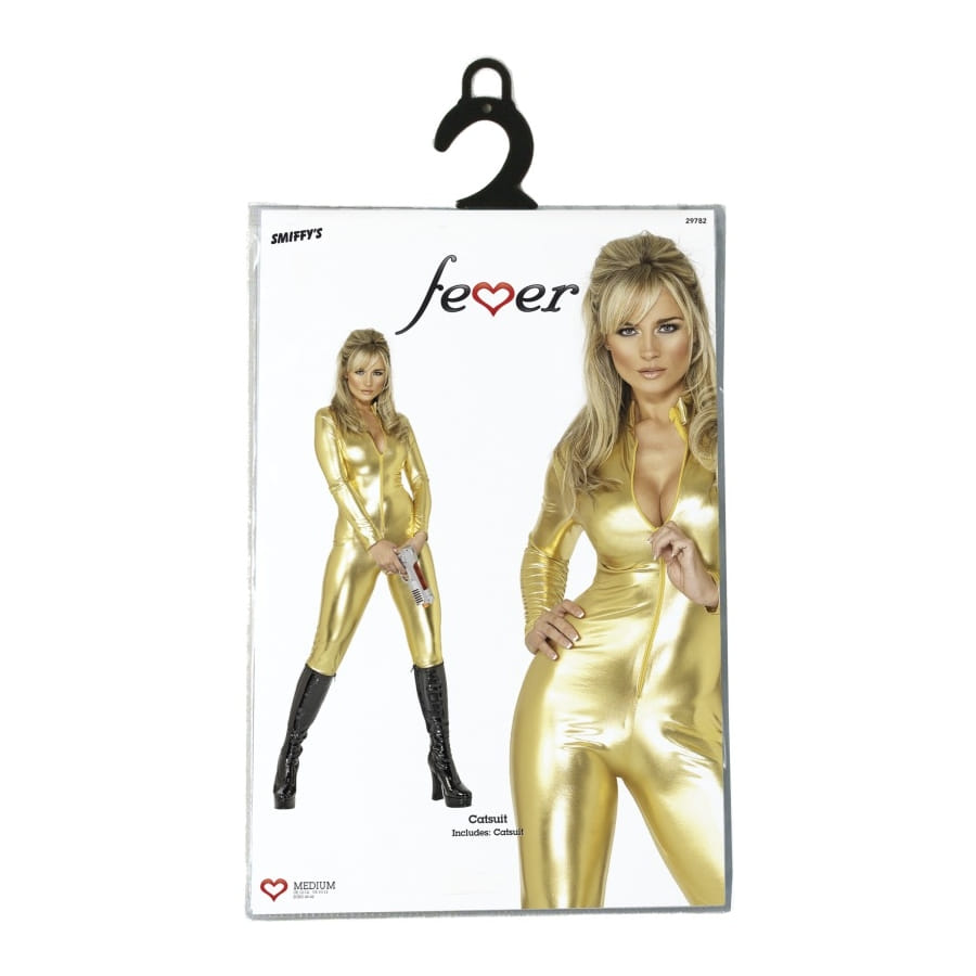 Déguisement combinaison dorée