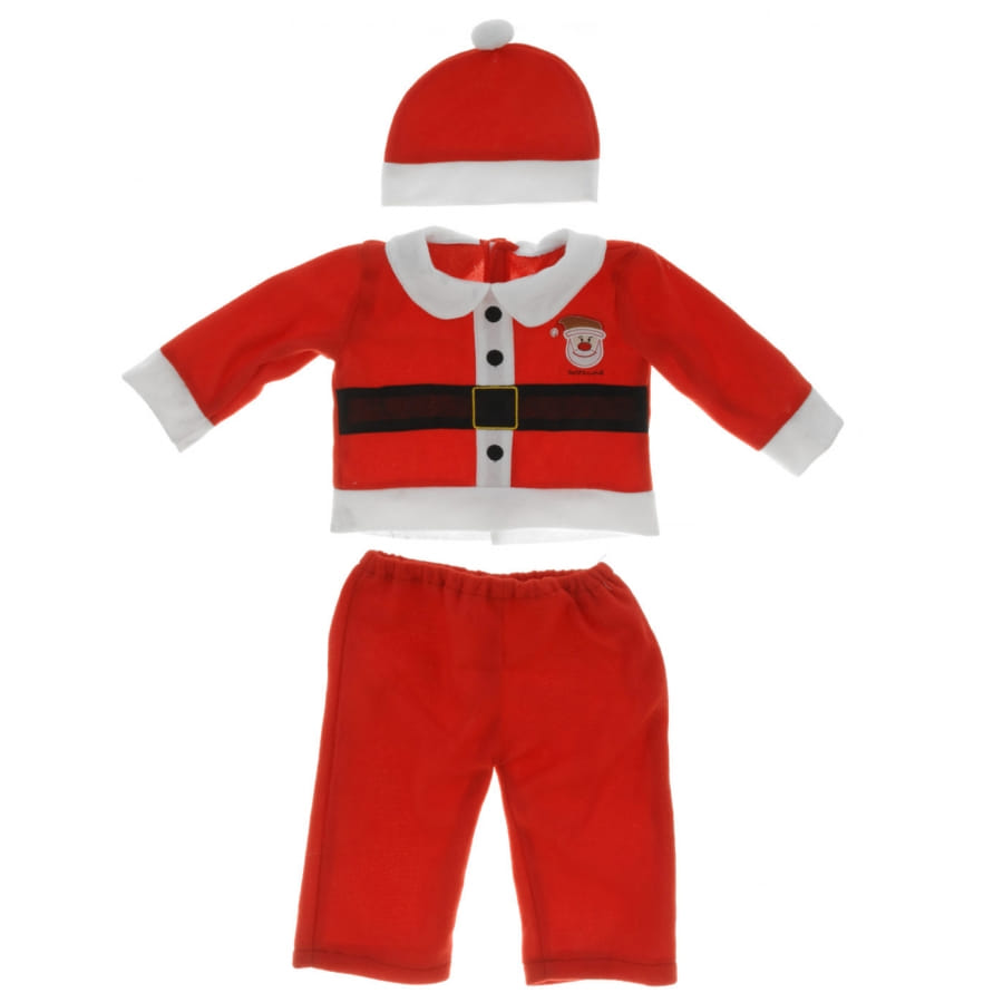 Pyjama Bébé Père Noël – Grenouillère Bonnet Inclus, Coton Doux, Pour 6 à 36 Mois – Idéal Fêtes Et Photos