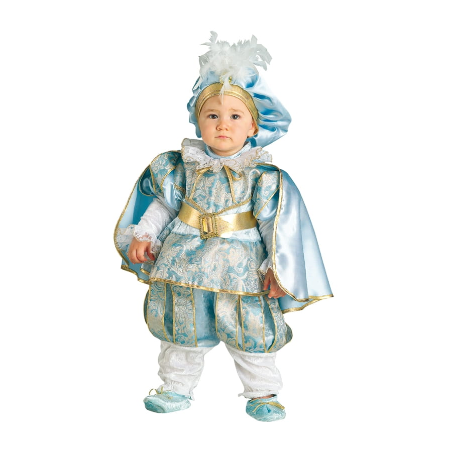 ReliBeauty Déguisement Prince Enfant Garçon - Costume Charmant Avec Cape Et Couronne, Tailles 3-12 Ans