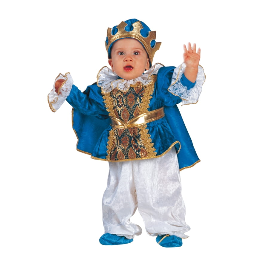 Deguisement De Bebe Roi Bleu Et Dore