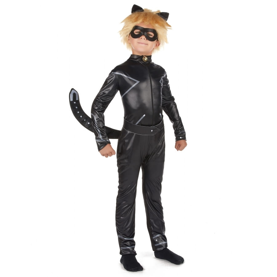 RUBIES Déguisement Top + Loup Miraculous Chat Noir pas cher