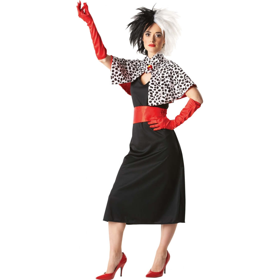 Déguisement de Cruella pour femme adulte