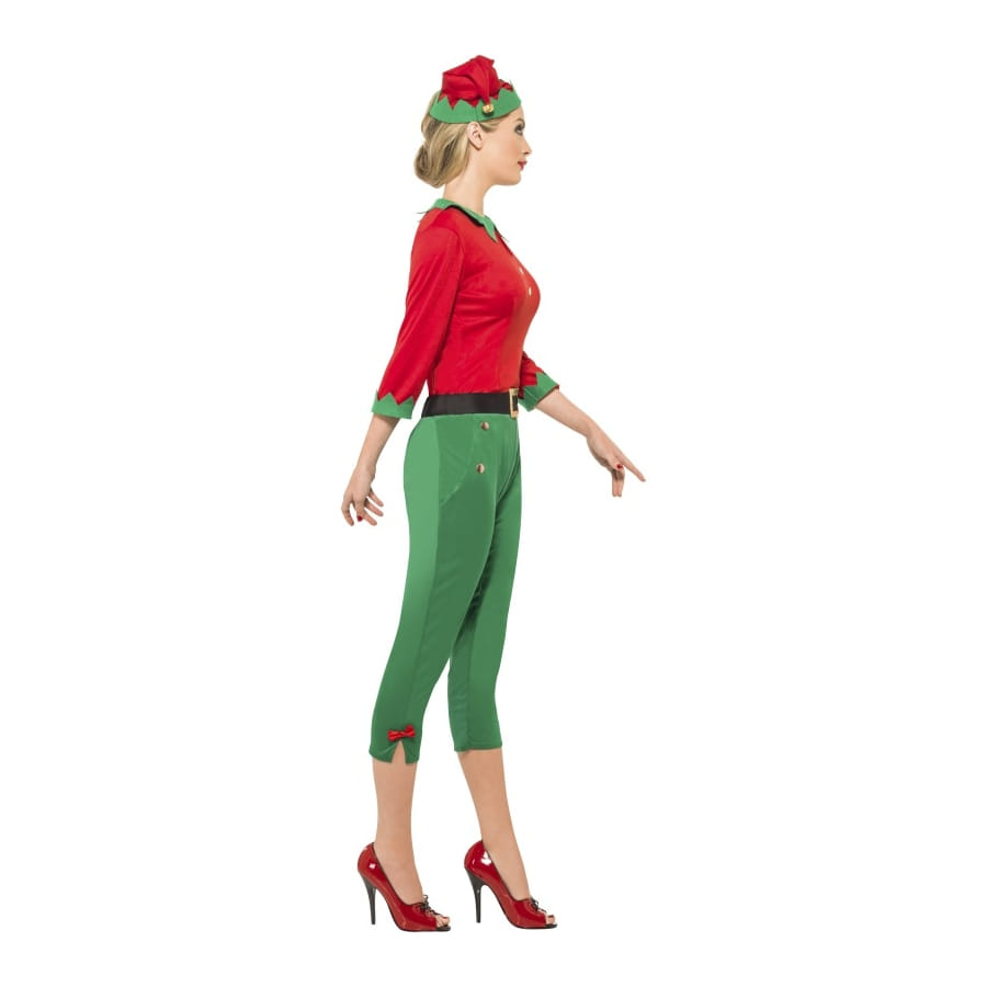 Déguisement de lutin de noel femme