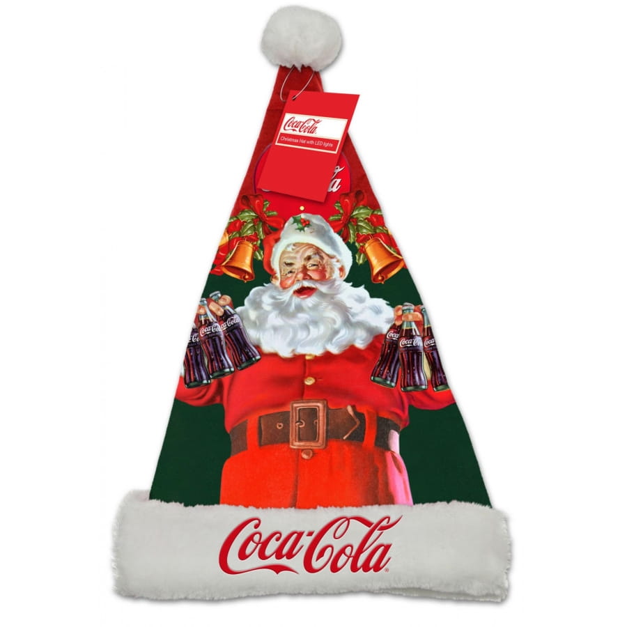 Coca Cola CC2191 Décoration de voiture Père Noël : : Maison