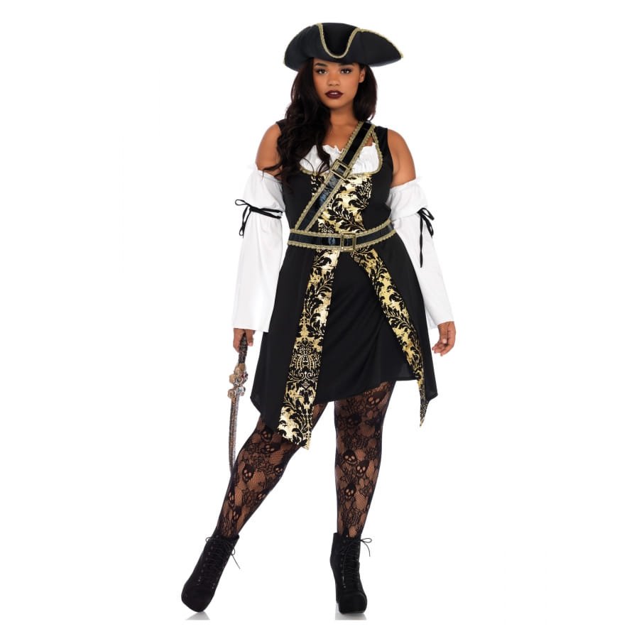 Corset Gothique Pirate Halloween Déguisement Pirate Grande Taille Luxe Femme - Jeux - Jouets Corset Dentelle Noir Corset Gothique Pirate Halloween Déguisement Pirate Grande Taille Luxe Femme - Jeux - Jouets Corset Dentelle Noir
