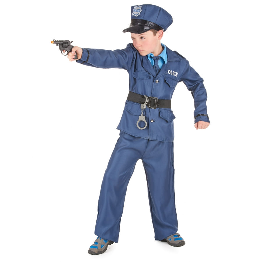 Déguisement policier bleu marine garçon