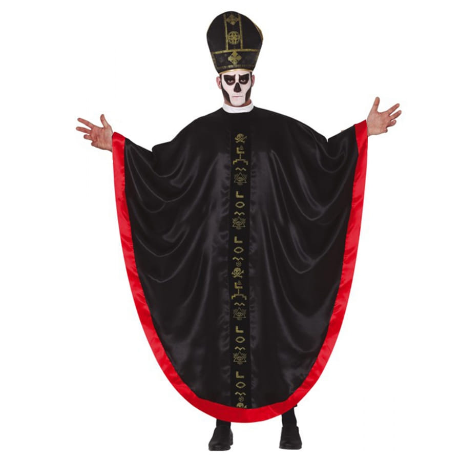 Demi Masque Squelette de Prêtre Vaudou halloween - déguiz-fêtes