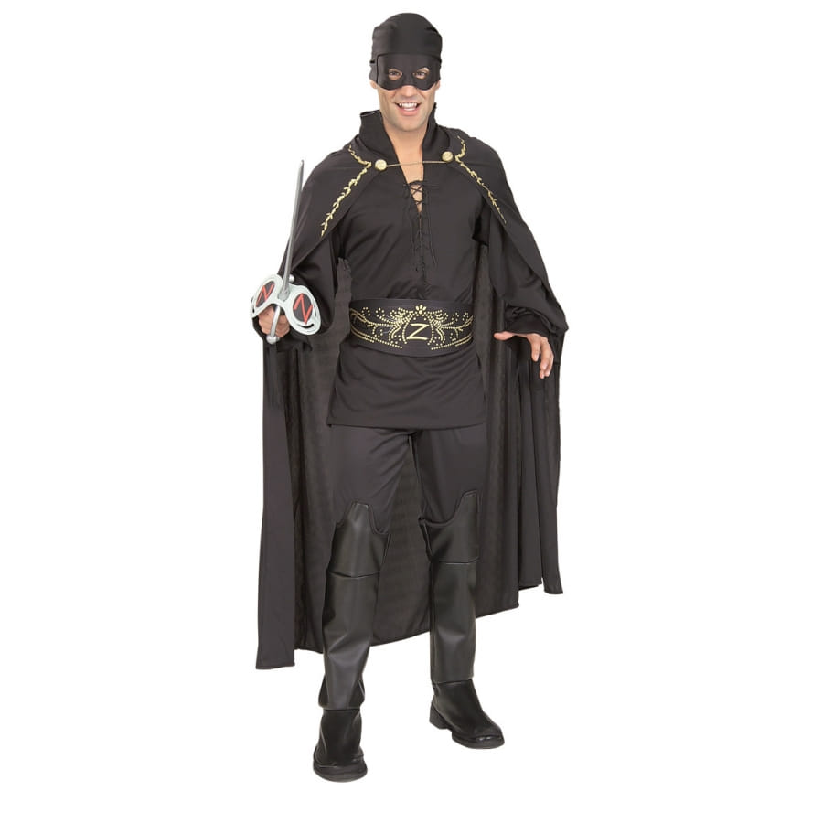 Cape à Capuchon Longue En Velours Pour Déguisement | Adulte Unisexe - Noir | Halloween, Carnaval, Noël