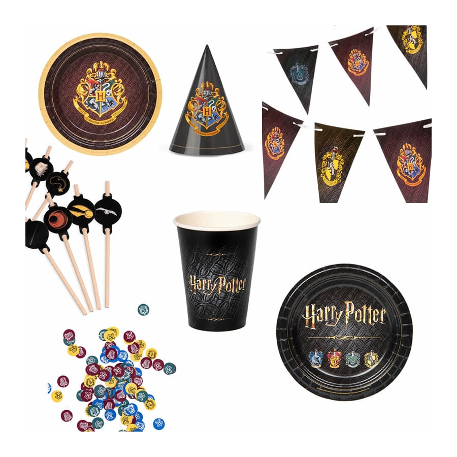 8 assiettes en papier Harry Potter (23 cm) pour fêtes