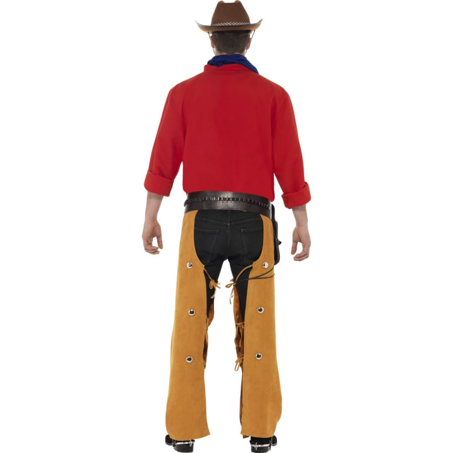 Déguisement Cowboy Wayne Homme – Taille XL, Pour Carnaval, Fête Costumée, Thème Far West
