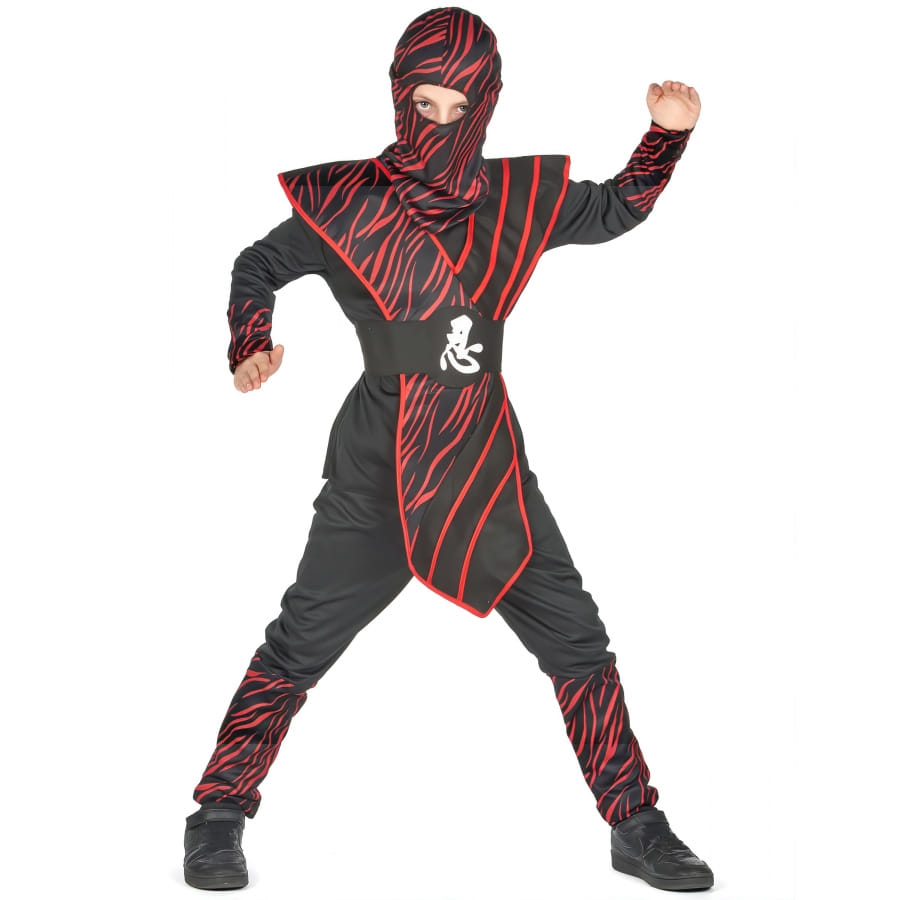 Déguisement ninja rouge étoiles garçon, achat de Déguisements