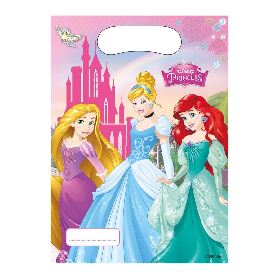 Ensemble Vaisselle Jetable Princesse Pour Anniversaire - 10 Personnes, Assiettes Et Serviettes Motifs Couronnes