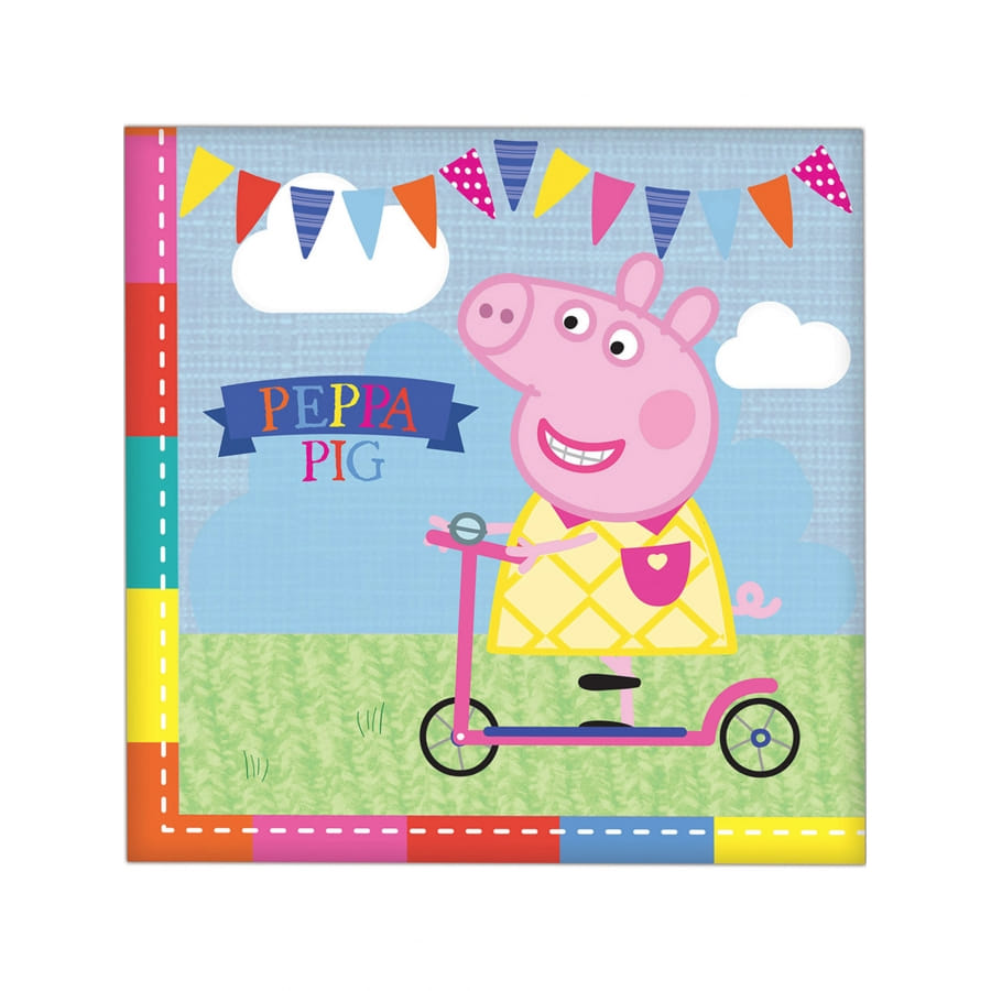 Déco Peppa Pig pour table d'anniversaire