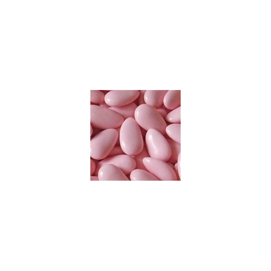 Dragées cœur - Rose - 500 gr