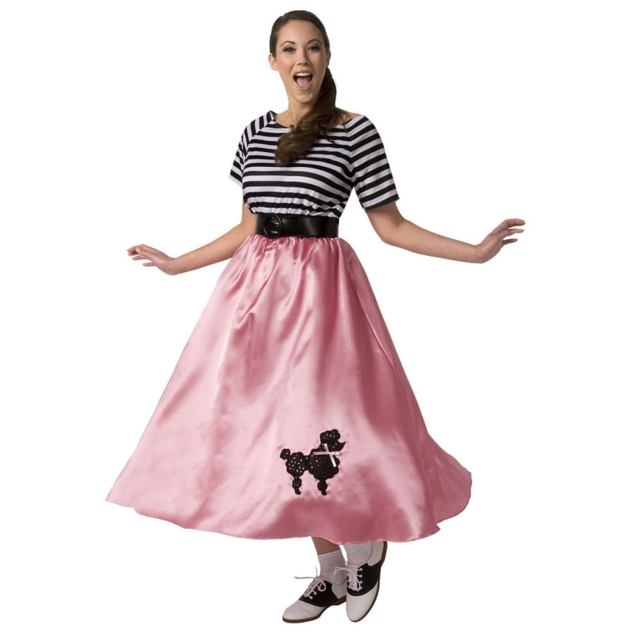 Déguisement robe rose années 50