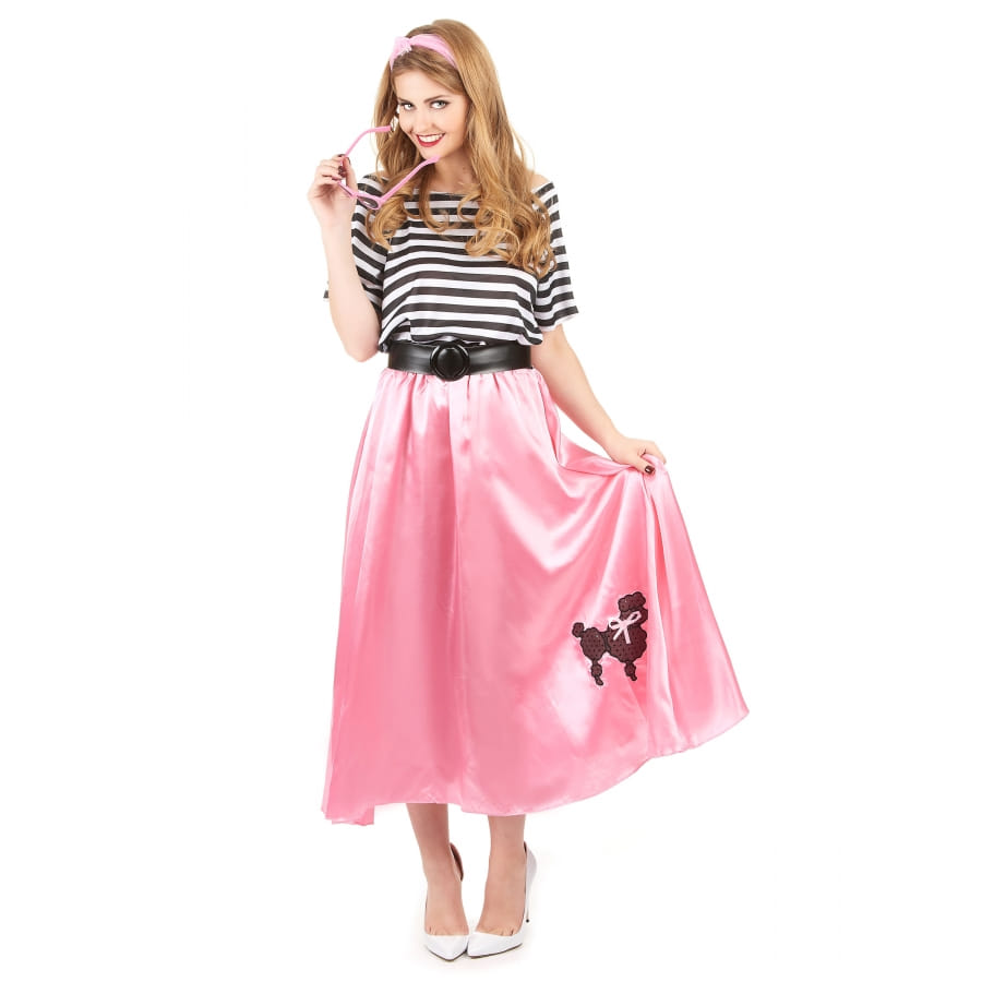 Déguisement robe rose années 50