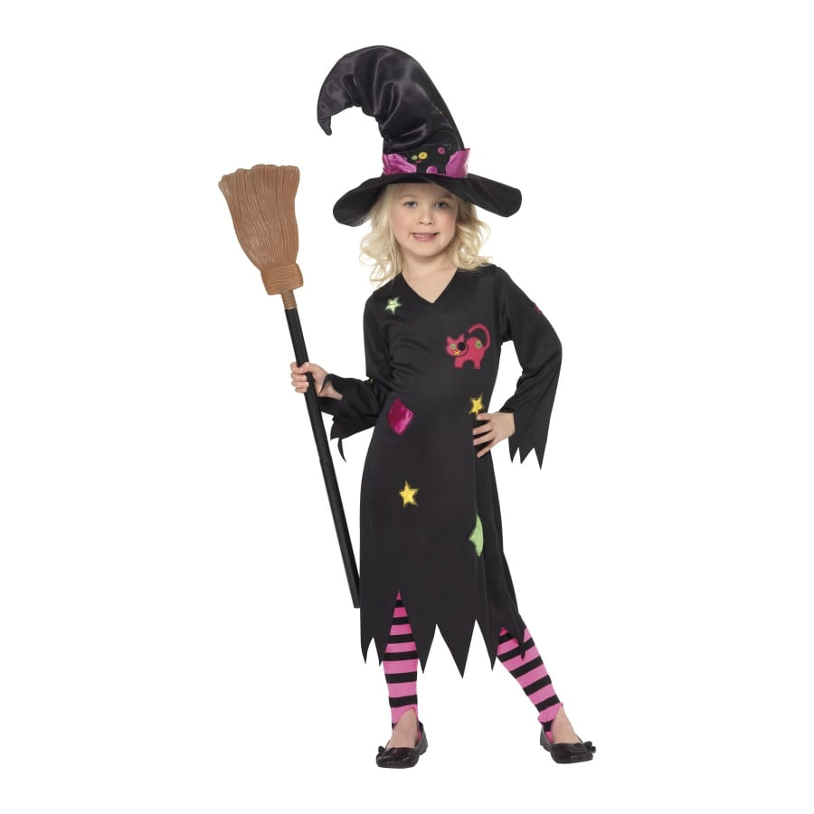 Spooktacular Creations Costume de Sorcière Méchante pour Enfant Costume Sorcière Classique Gothique pour Filles Halloween