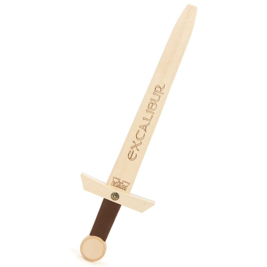 Épée En Bois Pour Enfant - 54 Cm - Marque MegaCrea DIY - Blanche Et Neuve