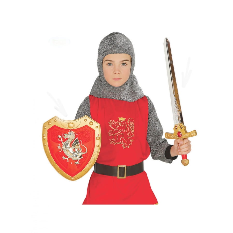 Ecusson Templier Chevalier Ange Saint Michel Croix Catholique Epée