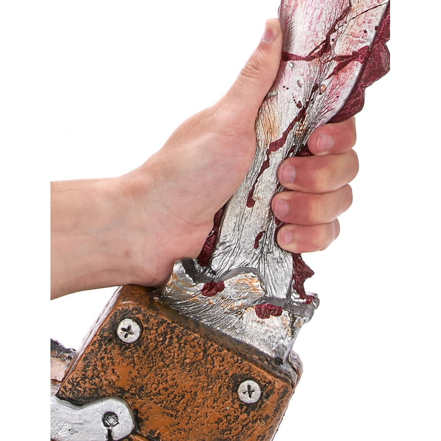 Fausse Tronçonneuse Halloween - Jouet Réaliste Taché De Sang, Décor & Déguisement