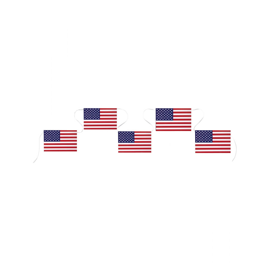 KUNIO 1 pièce Drapeau américain Grille Avant arrière