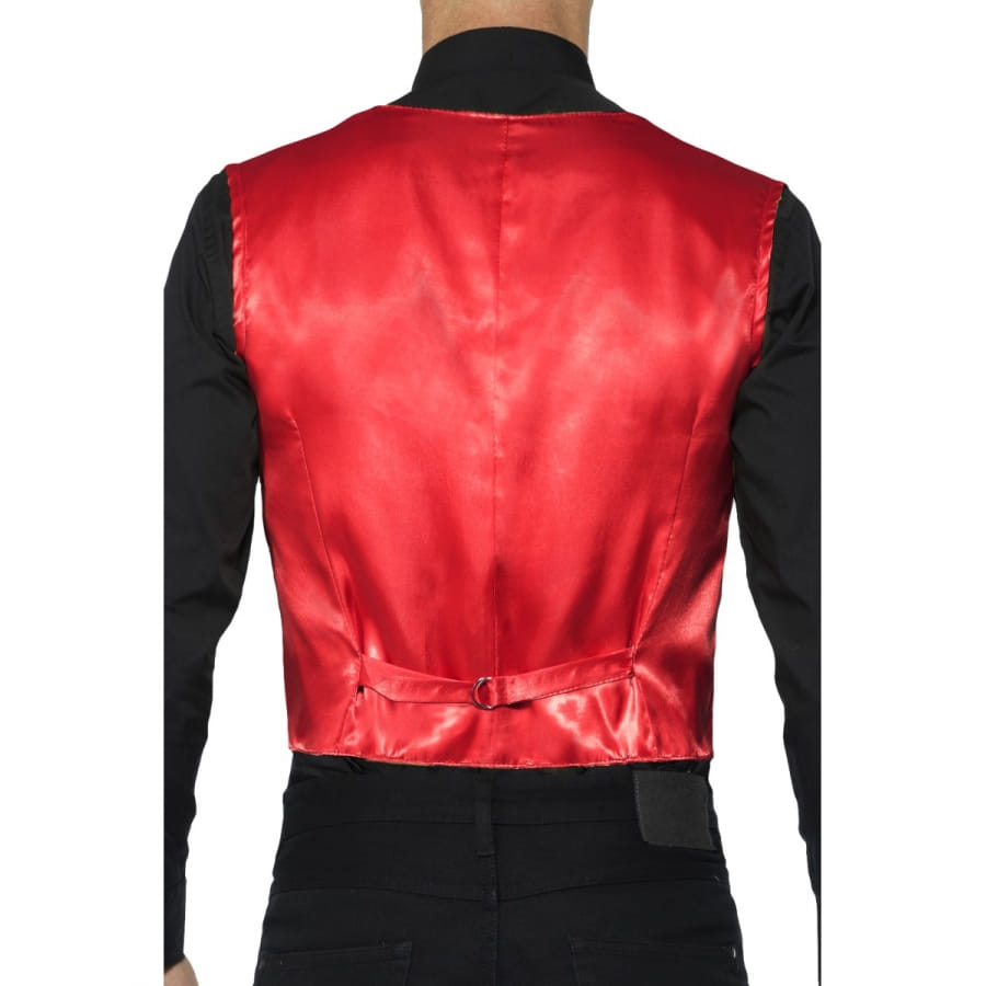  Gilet  rouge   sequins pour homme 