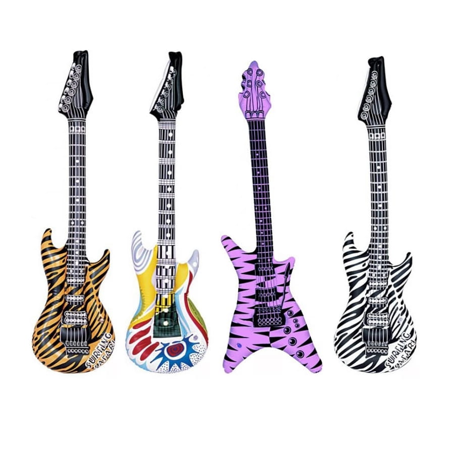 Guitare rock gonflable