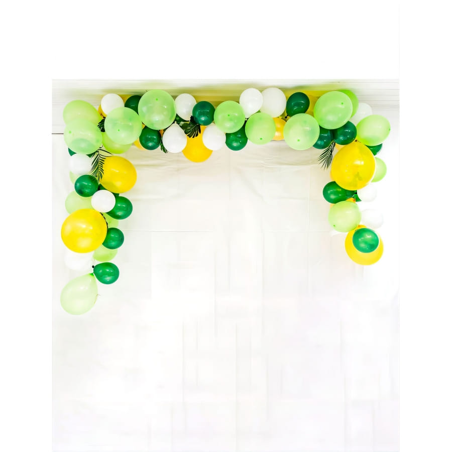 Kit Arche Ballons Tropical Verts & Jaunes