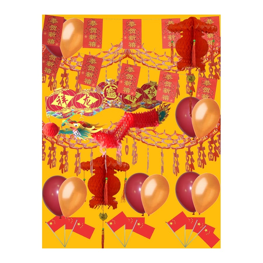 Kit de décorations pour Nouvel an chinois