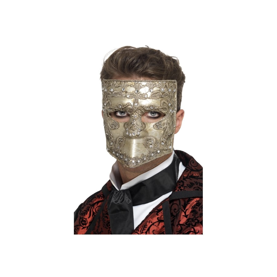 Vénitiens Masque pour les adultes "BAUTA" party Costume Masque visage