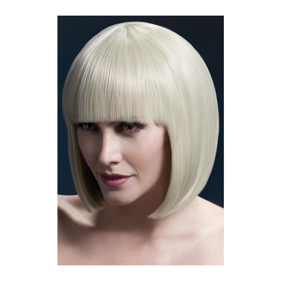 Perruque Sia Noire Et Blonde - Coupe Bob Mi-longue Pour Cosplay, Déguisement Ou Soirée à Thème