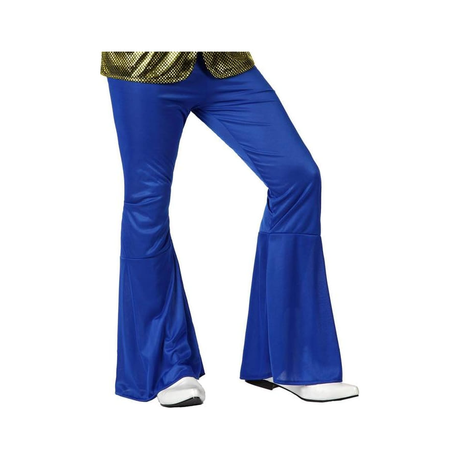 Pantalon pattes d'eph bleu pour homme